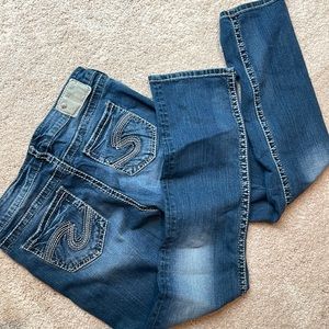 Silver aiko mid slim boot size 29 L 31